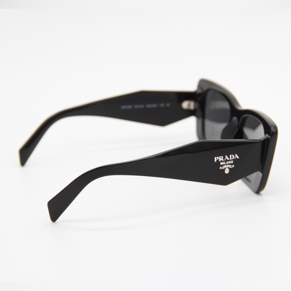 NEW PRADA CAT EYE SUNGLASSES PR08YS 1AB5S0 NEW EYEWEAR PRADA SPR 08Y BLACK - Picture 8 of 12